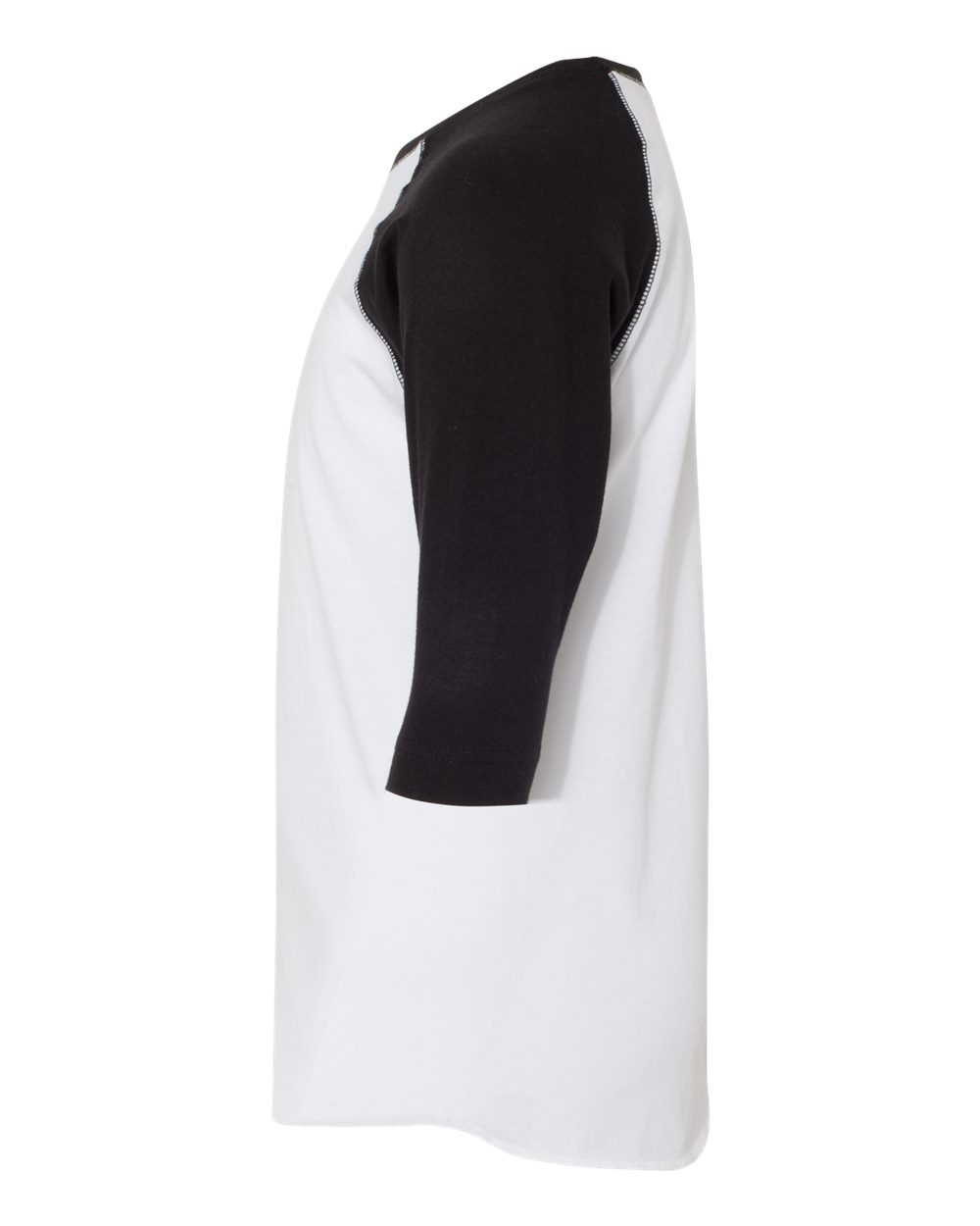 Youth Baseball Fine Jersey Three-Quarter Sleeve Tee - 6130 25