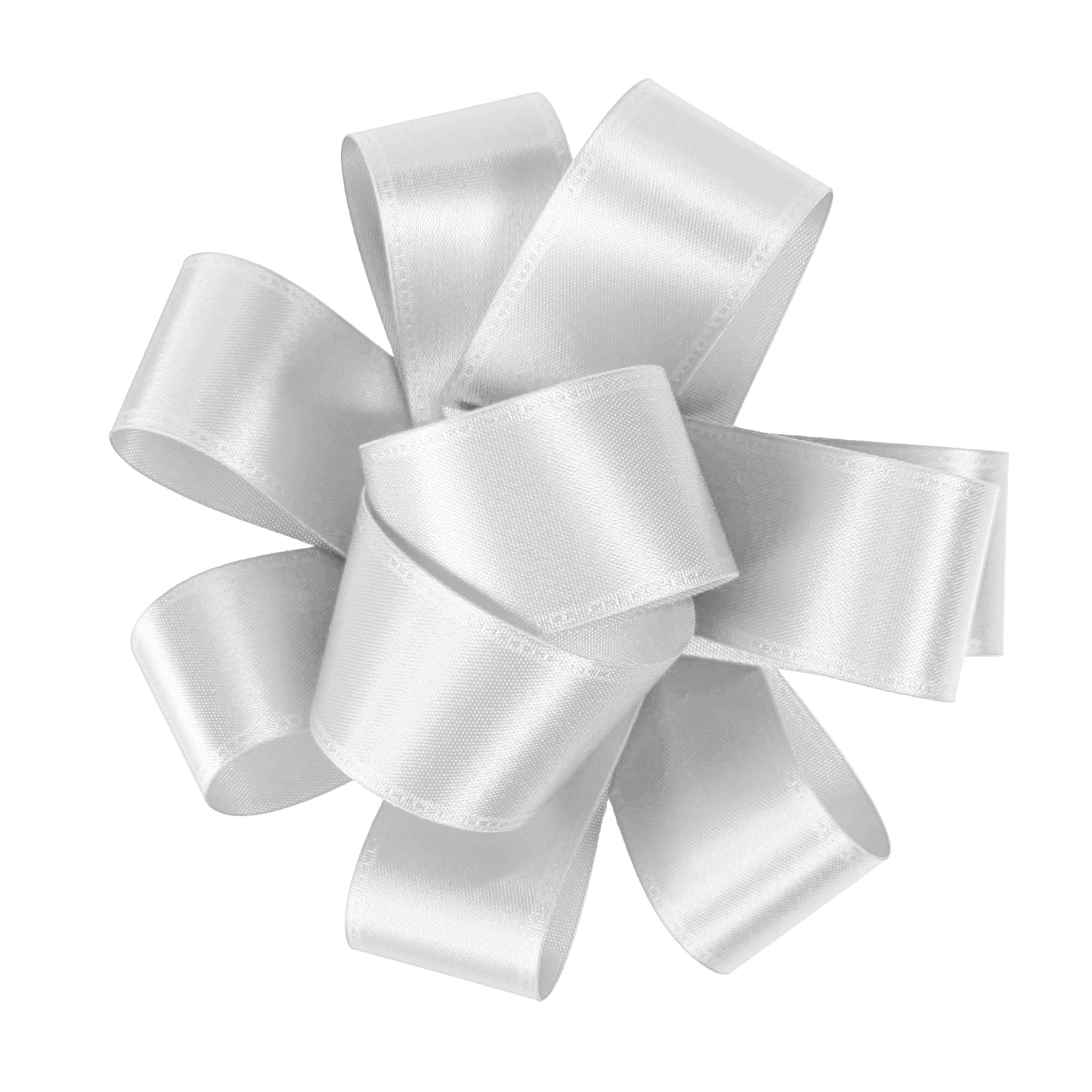 1" Badge Satin Bow - Sparkle 13
