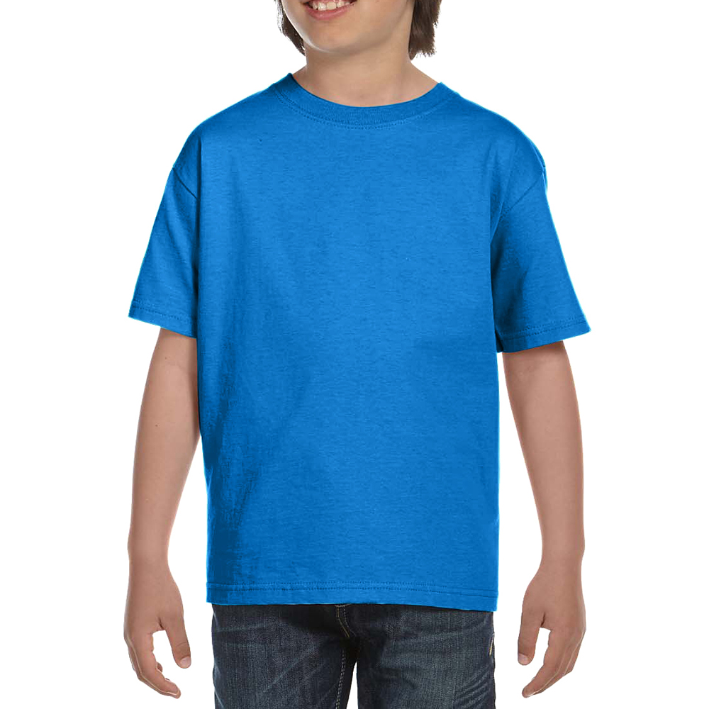 5.2 oz 100% Cotton (preshrunk) 17