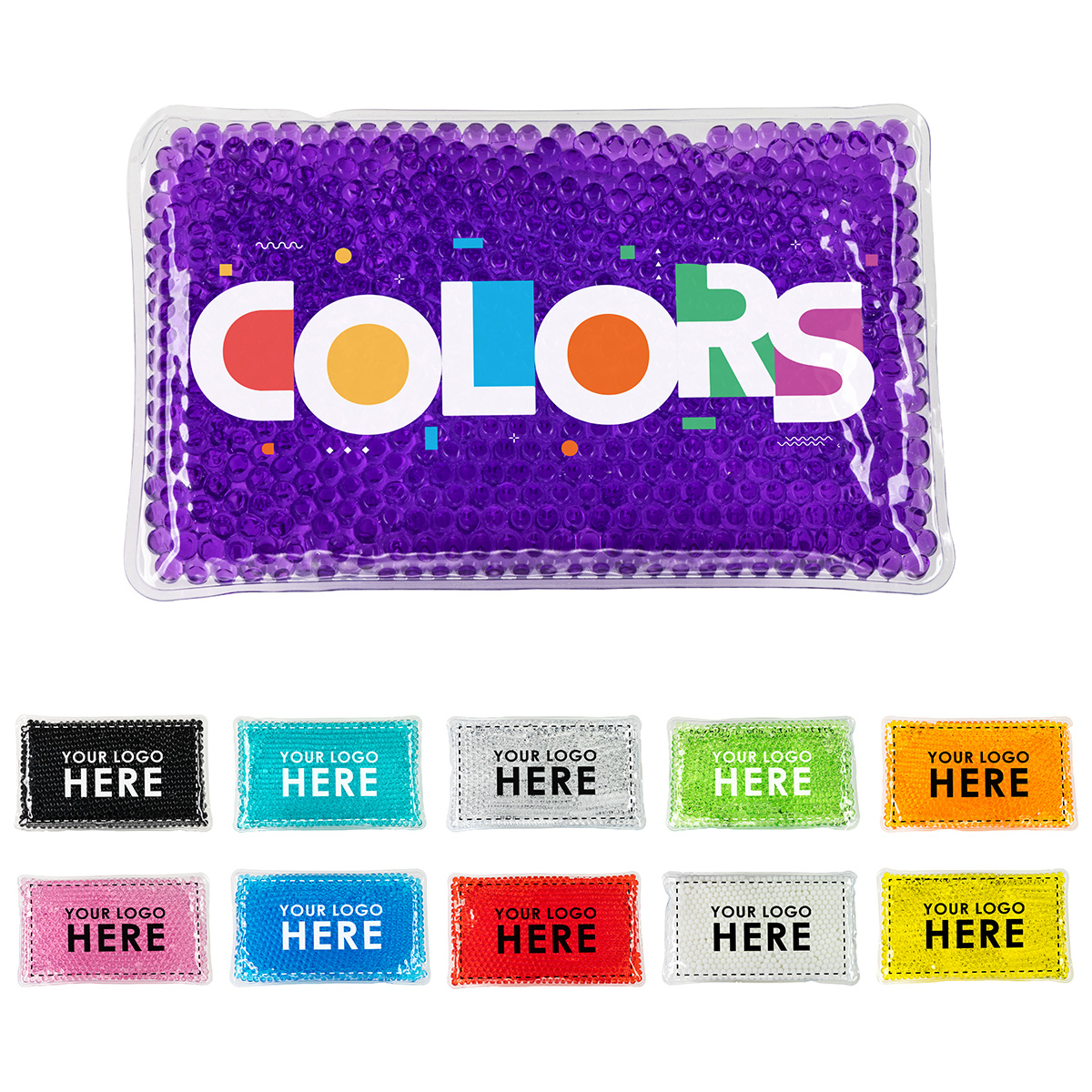 Full-Color Aqua Pearls™ Hot/Cold Pack 19
