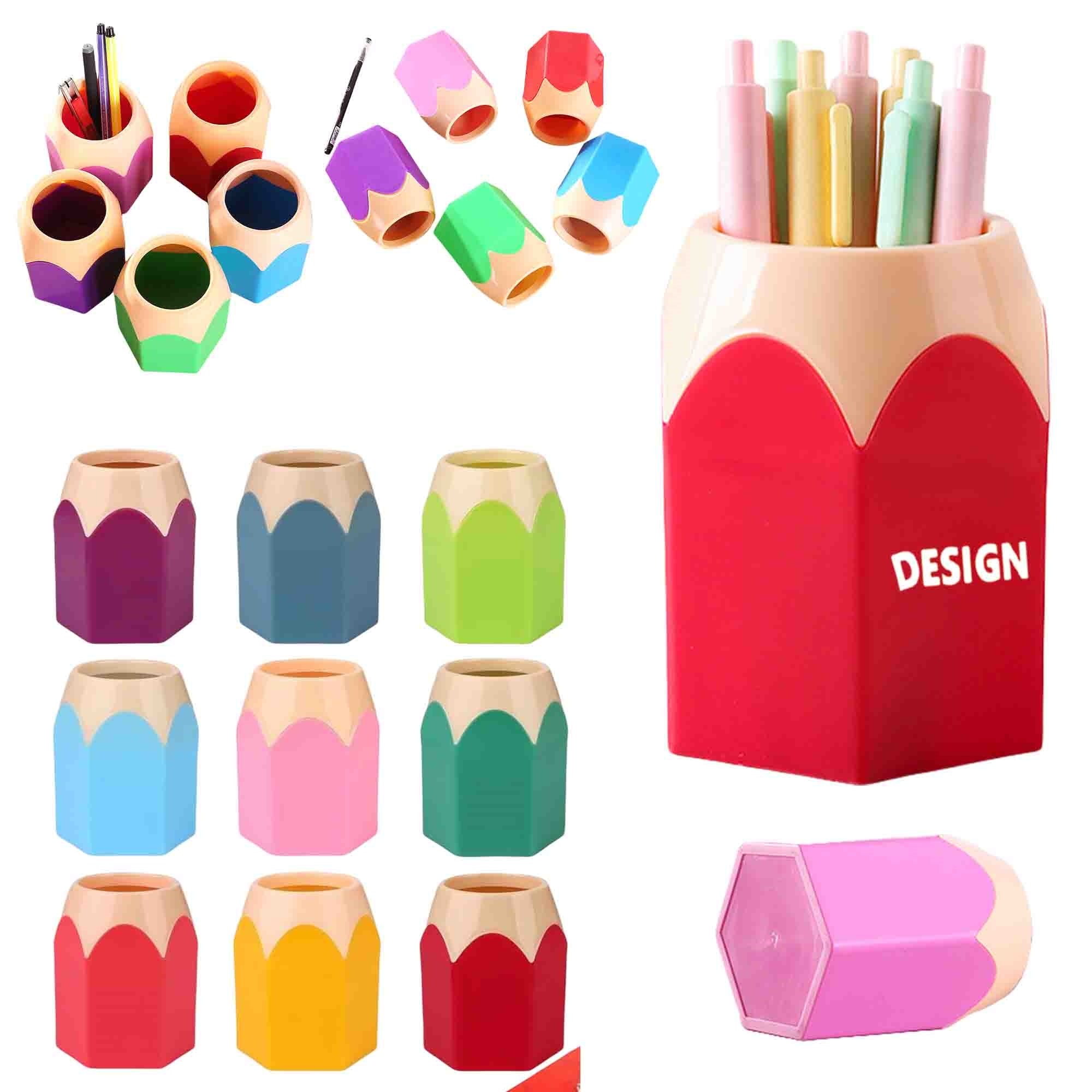 Colorful Plestic Pencil Holder 2