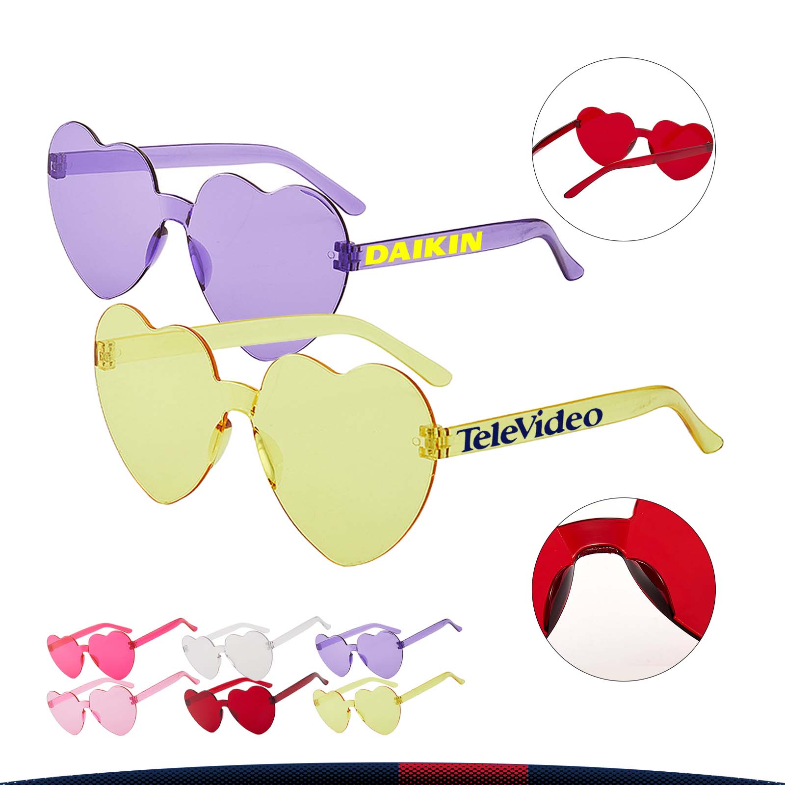 Heart Shape Sunglasses 5