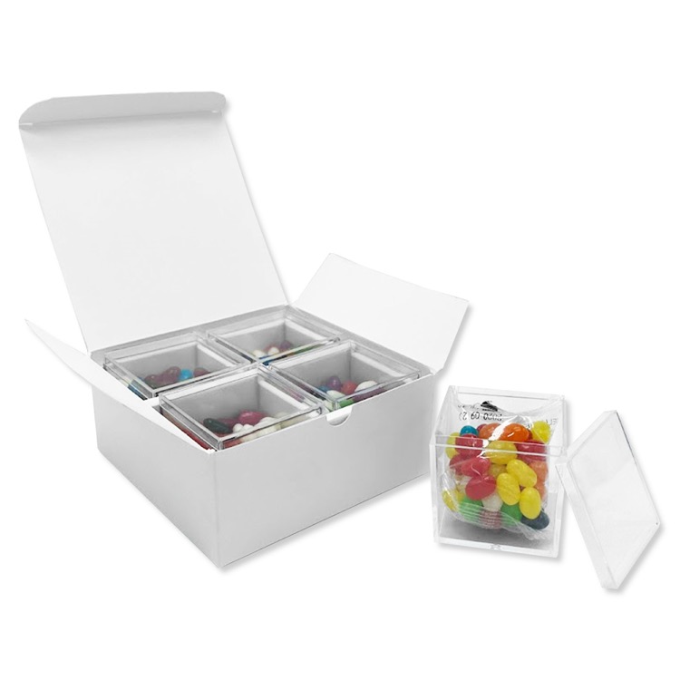 Jelly Bean 4 Cubes In Gift Pack 6