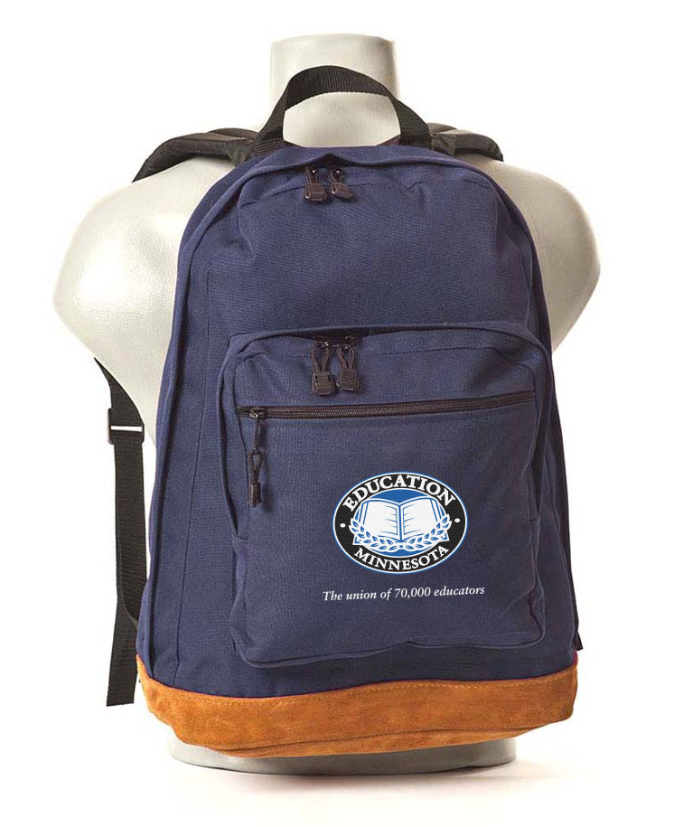 "Bomber" Suede Bottom Backpack 4