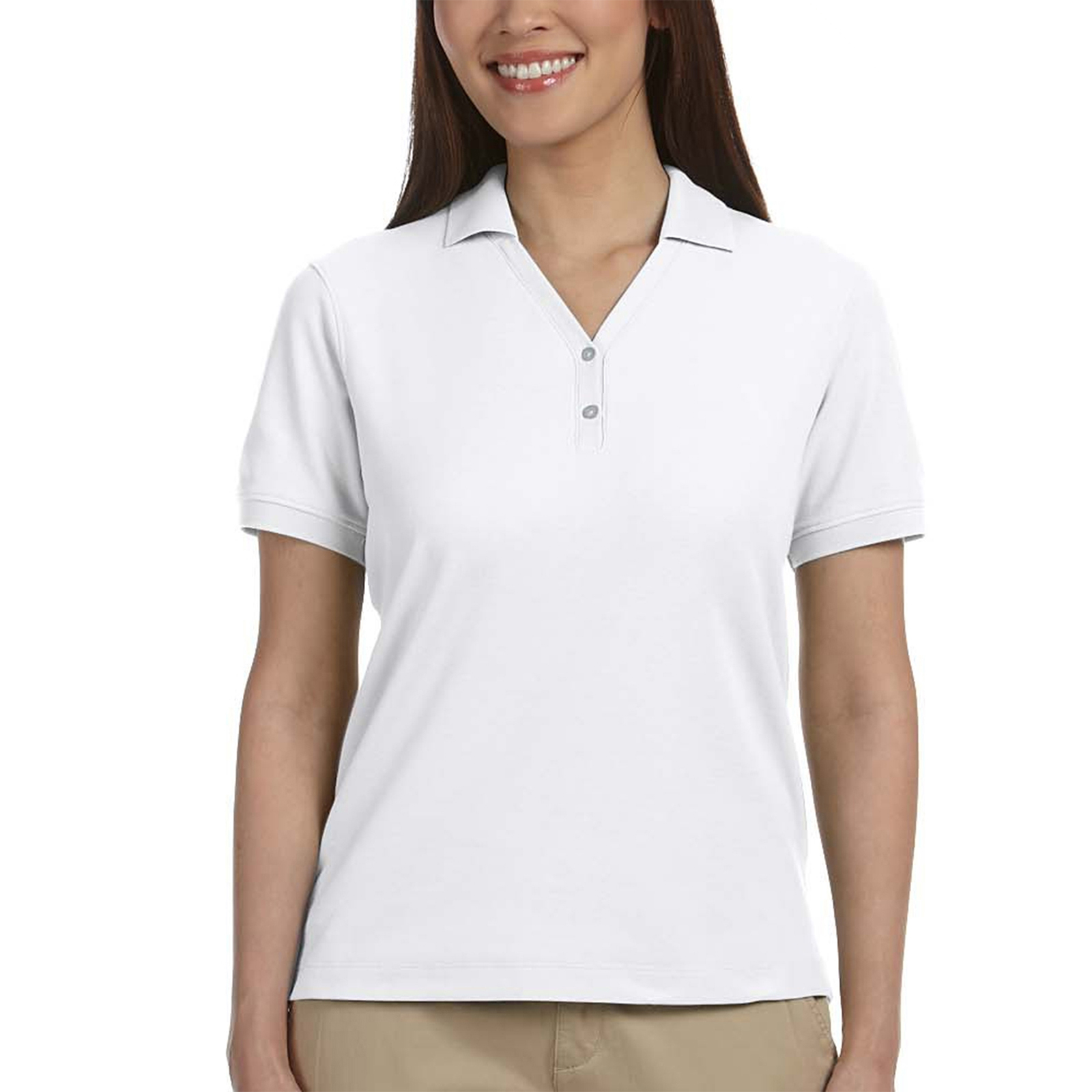 Devon & Jones® Ladies' Y-Collar Golf Polos 12