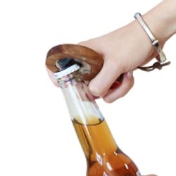 Acacia Wood Magnetic Bottle Opener 3