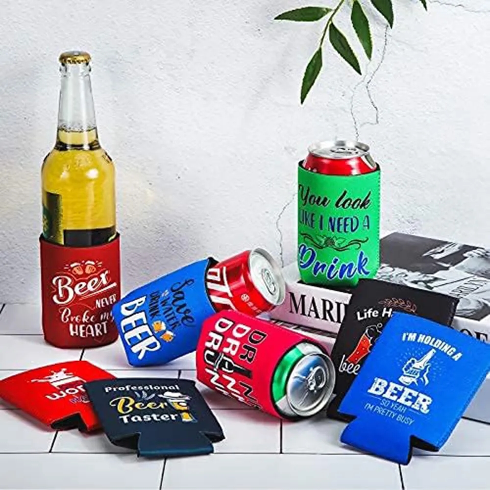Neoprene Collapsible Can Cooler Sleeves 2