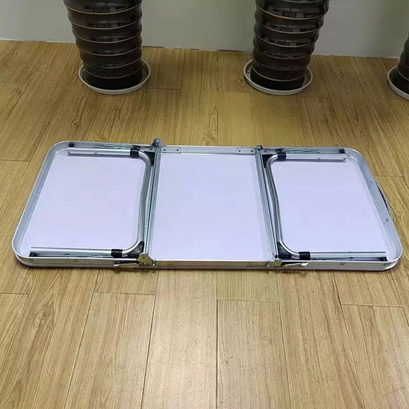 Basics Classic Tv Camping Folding Trays With Storage Rack 8