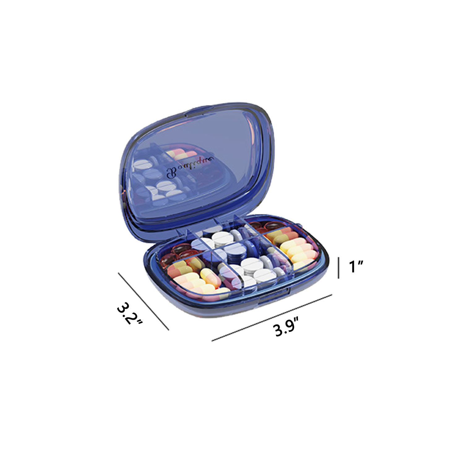 Plastic Sealed Tablet Storage Pill Box 2