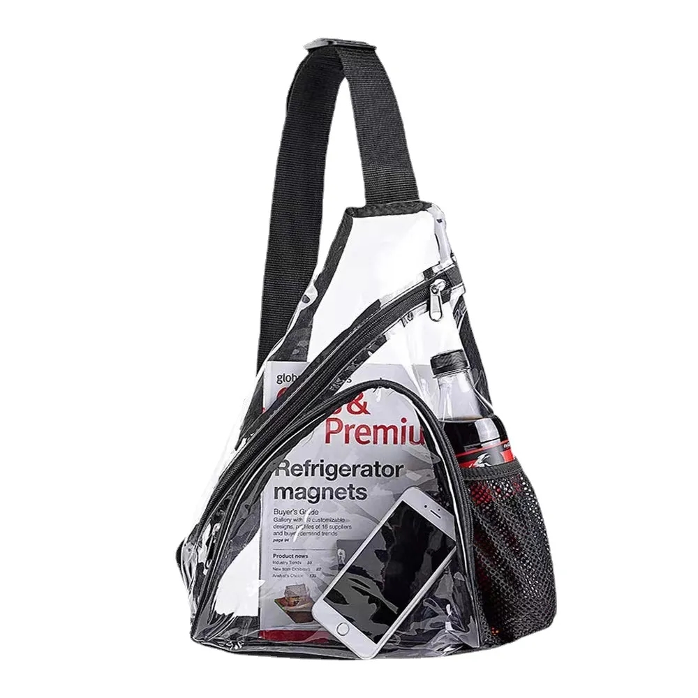 Clear Triangle Crossbody Shoulder Bag 3