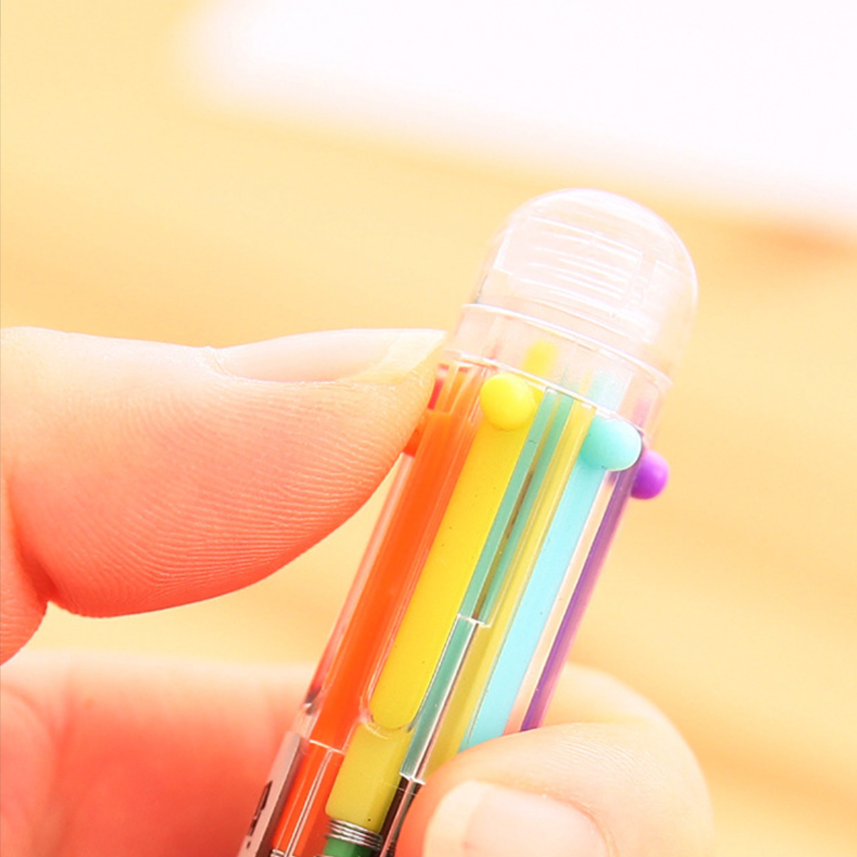 6 Colors Retractable Ballpoint Pen 6