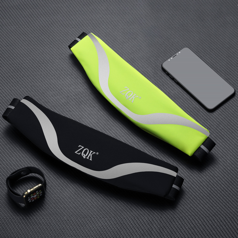 Waterproof Neoprene Outdoor Sports Running Waist Bag w/Seflective Stripes 13