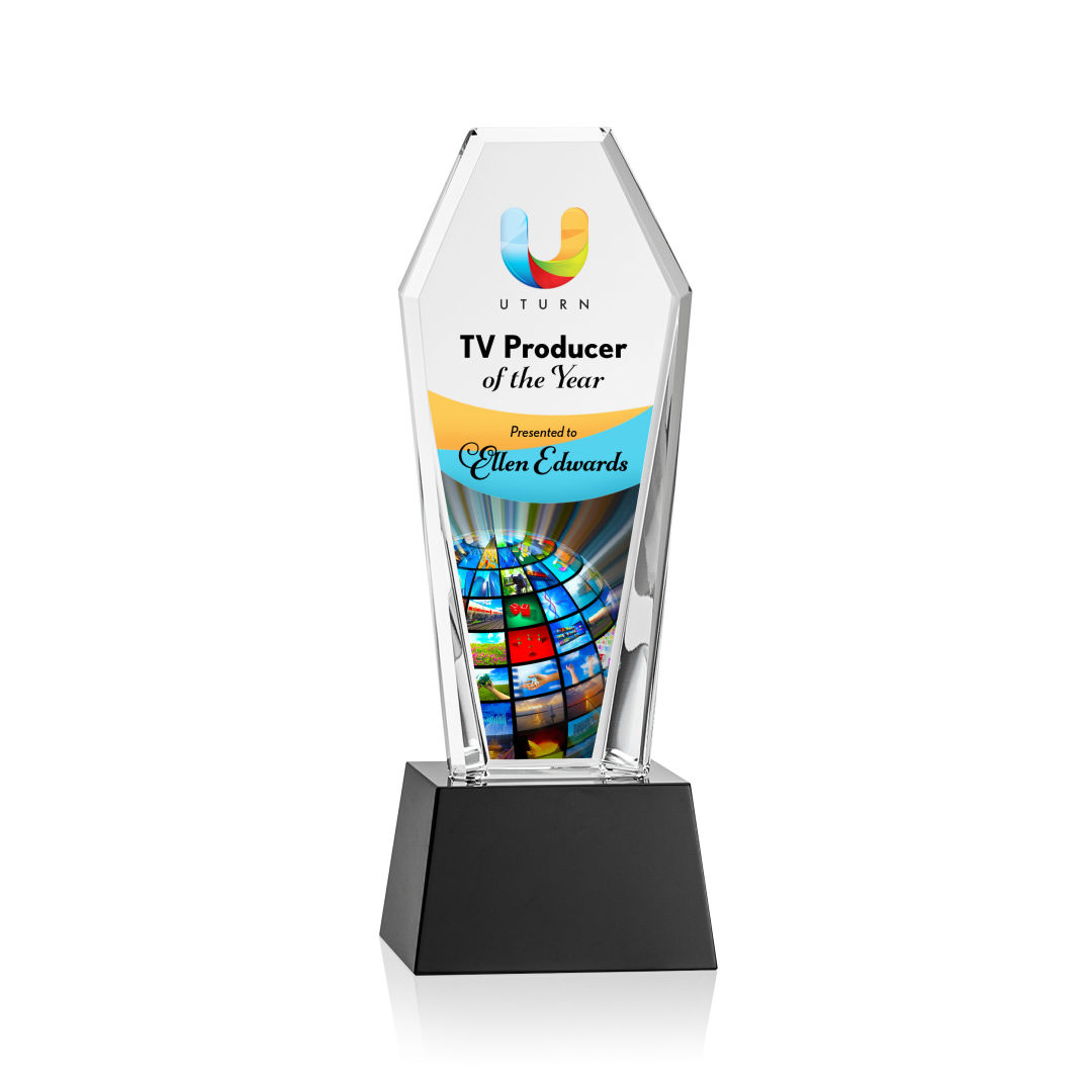 Romford VividPrint™ Award on Base - Black 7