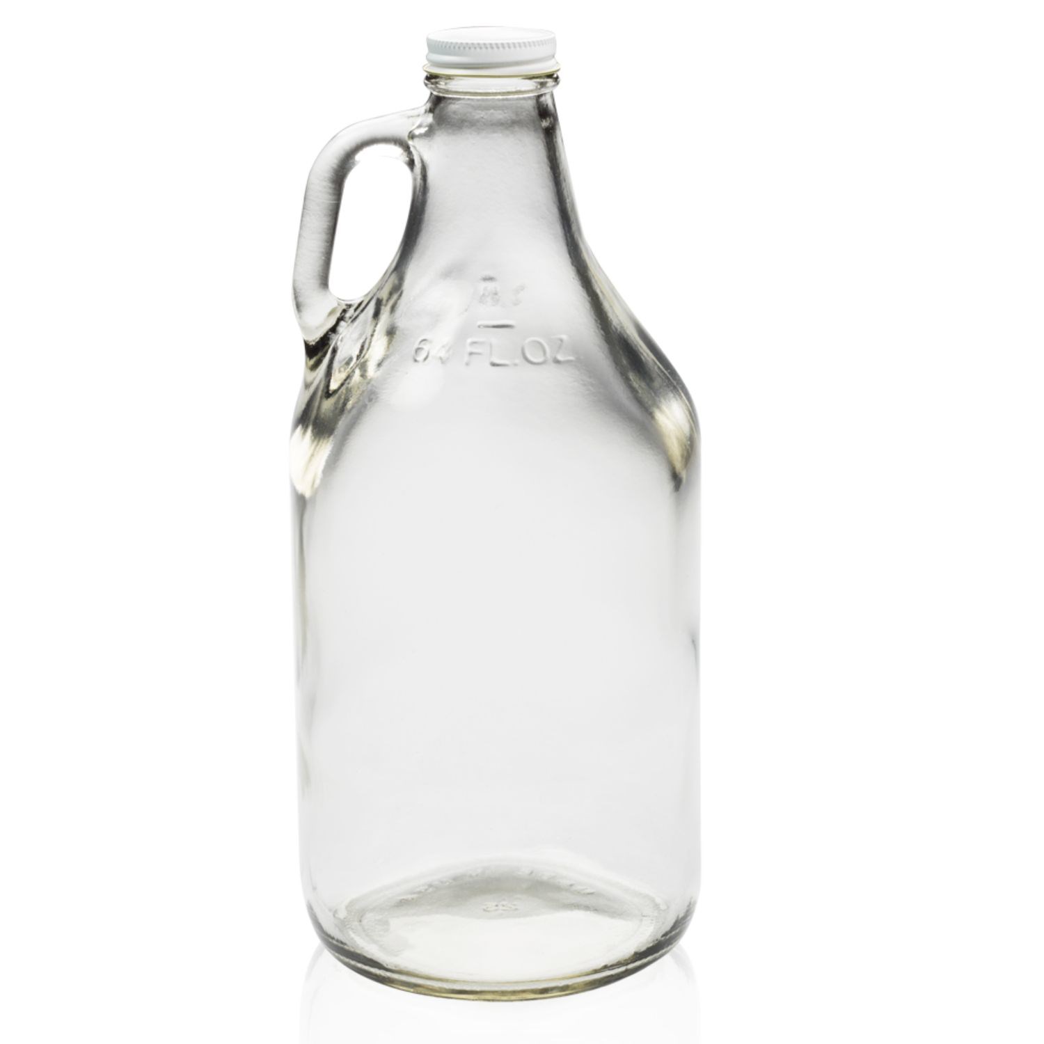 64 oz. Growlers Durable Clear glass