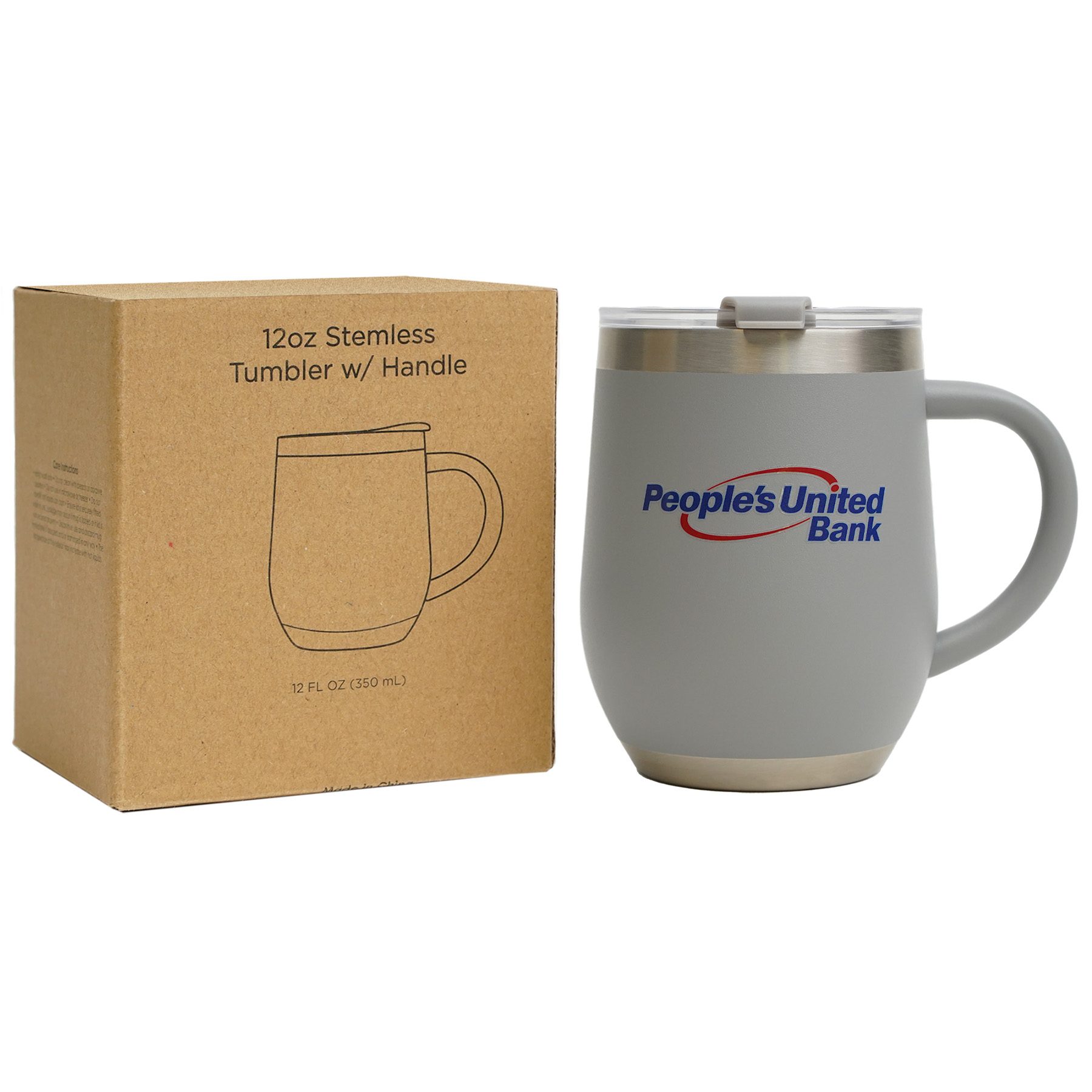 12 oz  Stemless Tumbler With Handle 11