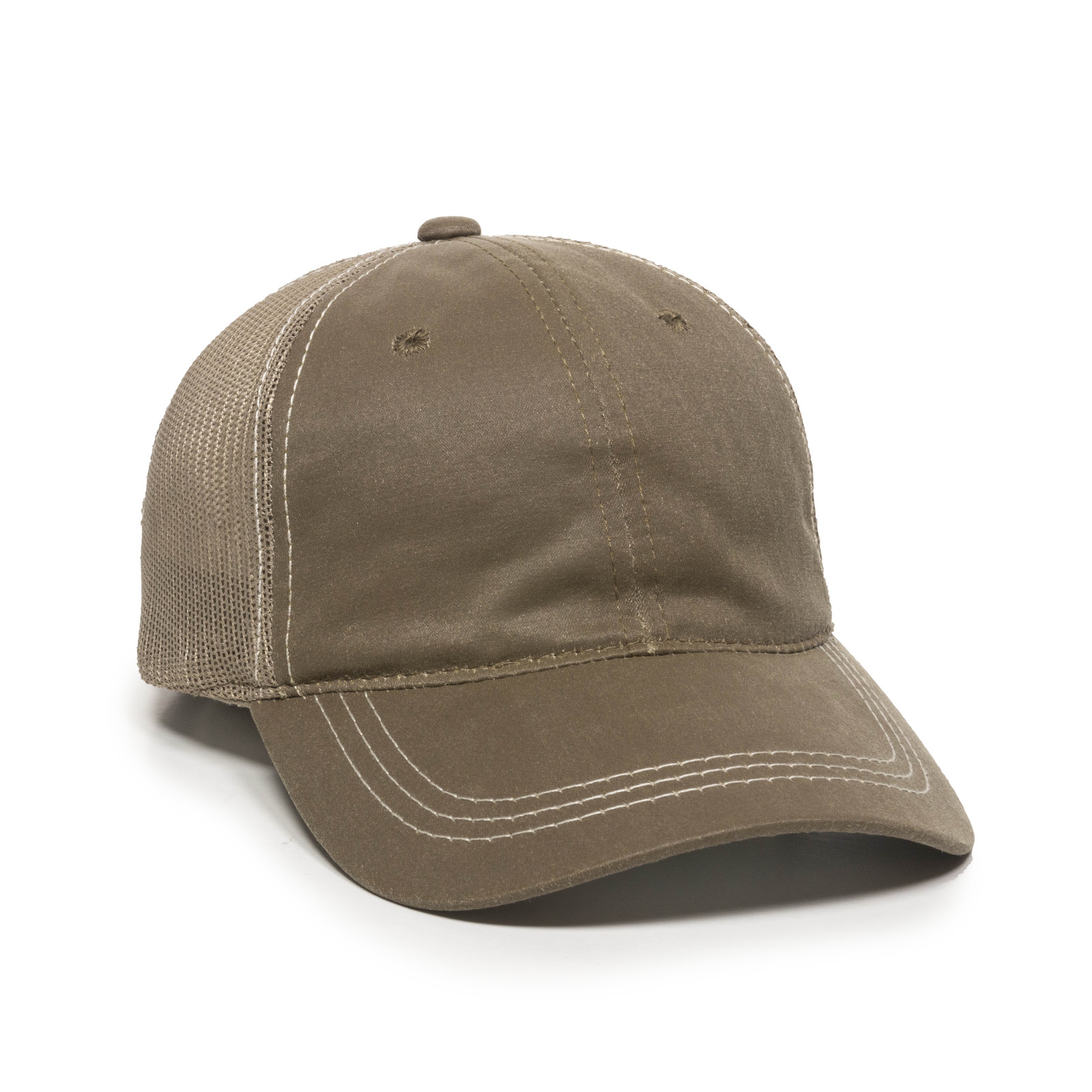 Weathered Cotton Mesh Back Cap 5