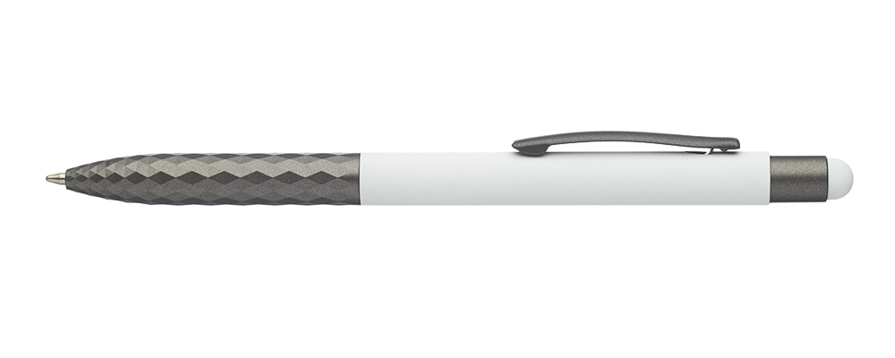 Geometric Aluminum Ball Point Pens with Stylus 18