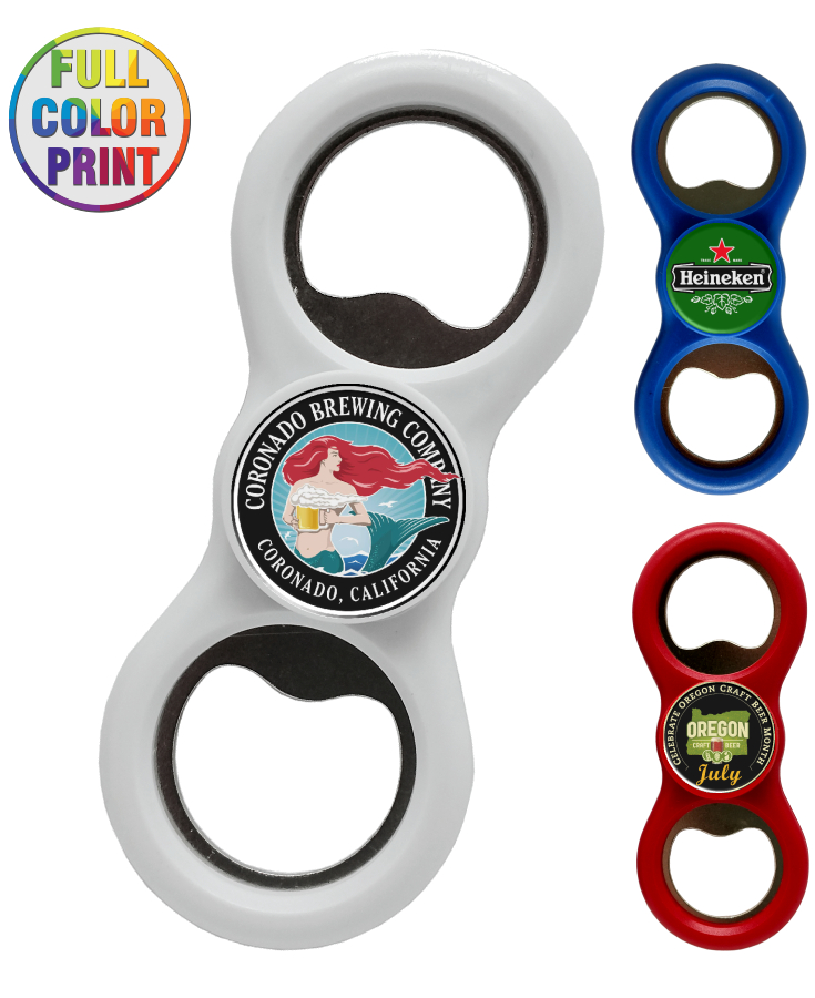 Bottle Opener Fidget Spinner - Full Color 2