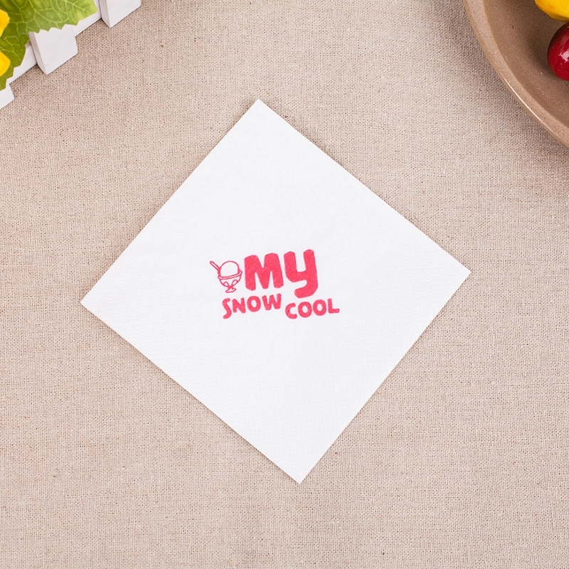 Custom Disposable 2-Ply White Dinner Napkins 1