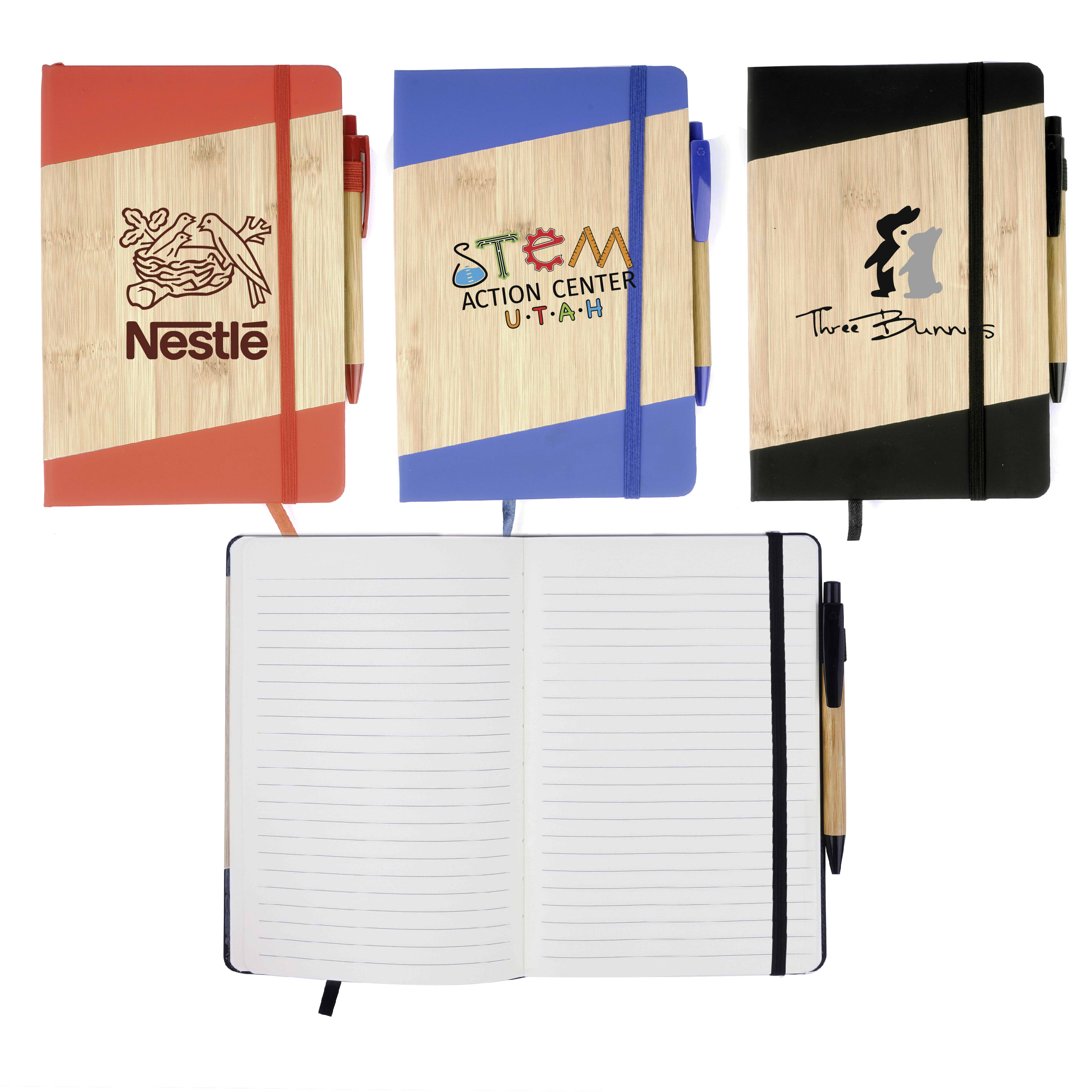 Bamboo Journal Set with Pen 5