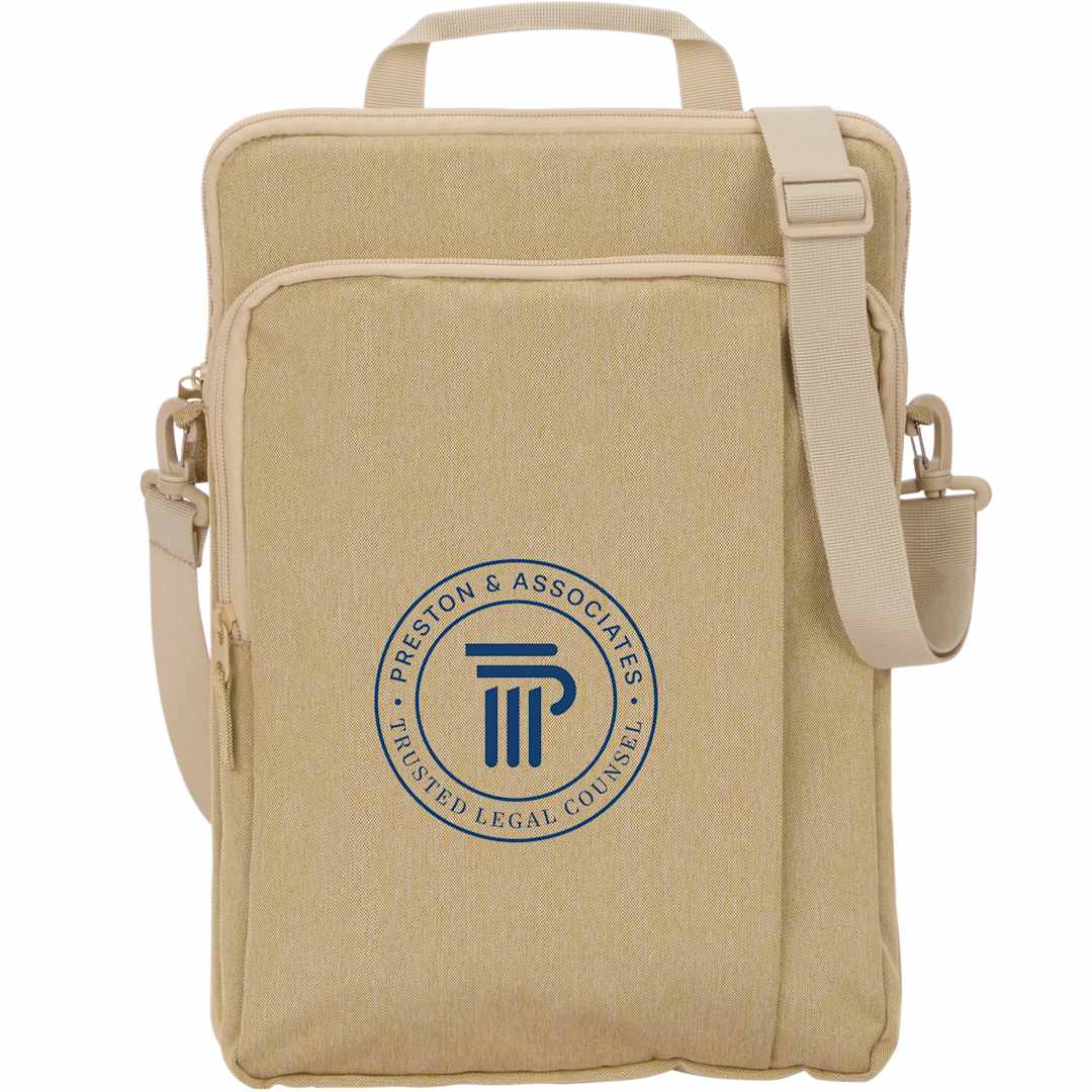 Vertical Recycled Messenger Bag 19