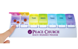 Weekly Push Button Pill Tray 2
