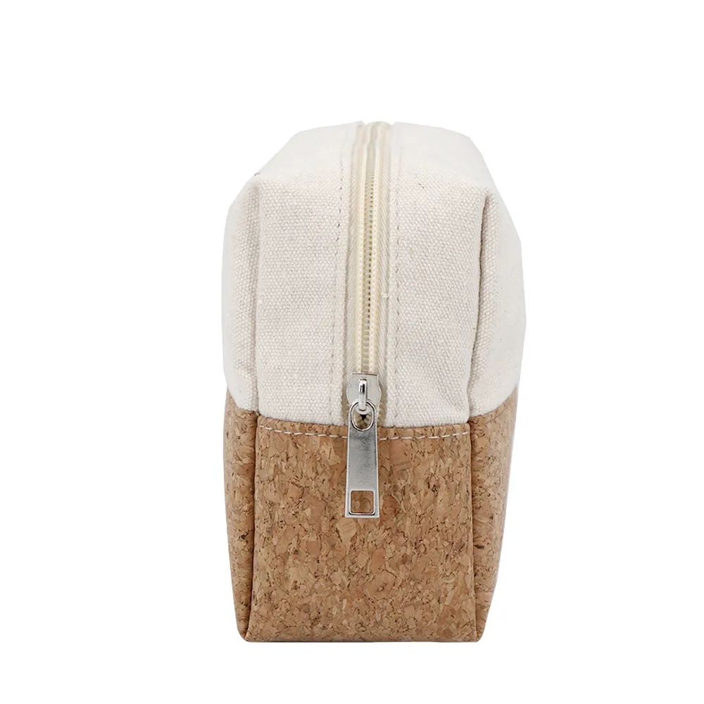 Cotton/Cork Cosmetic Bag, custom tote bag with logo imprint 5