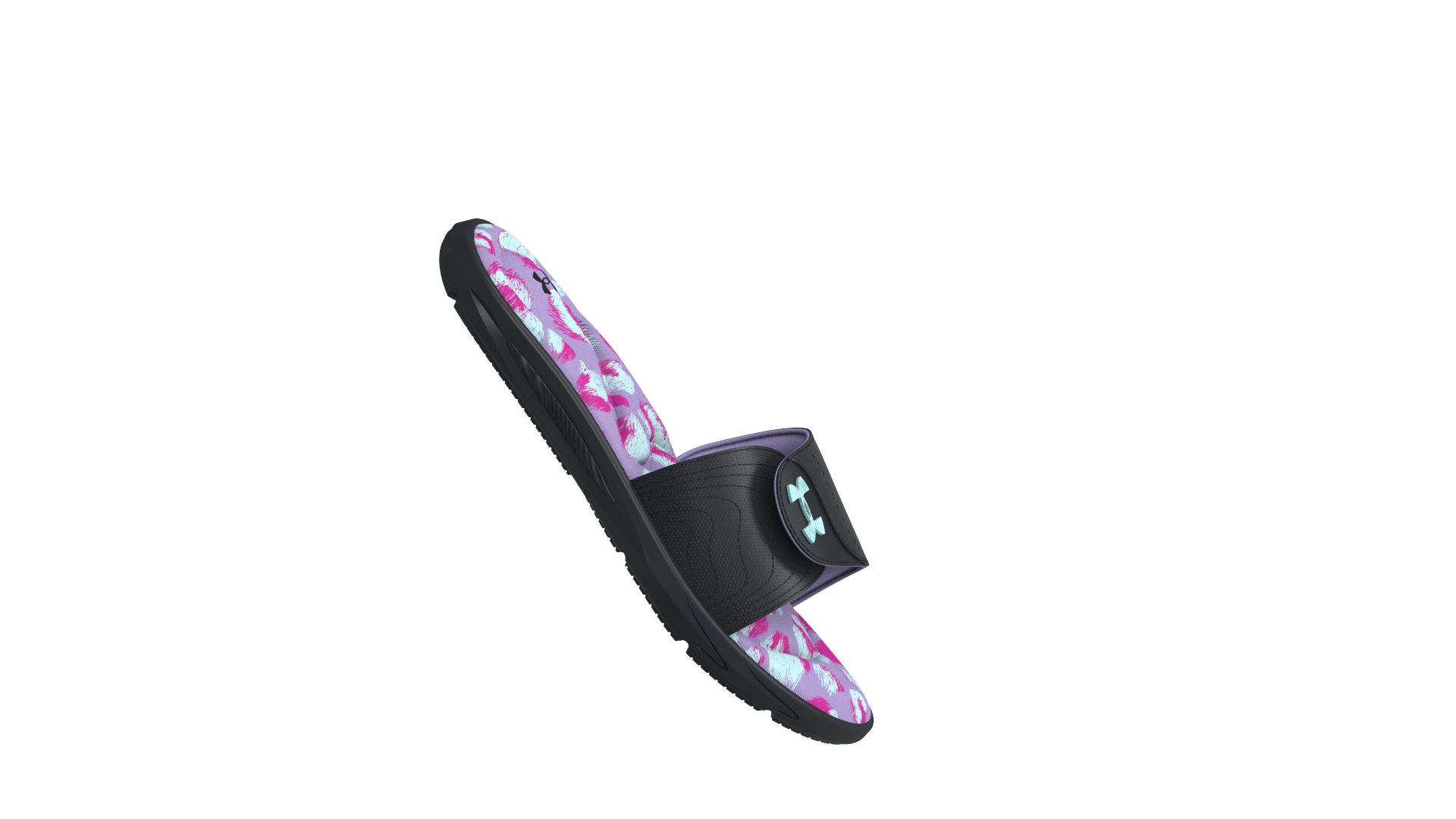 Girls' UA Ignite VI Graphic Footbed Slides 4