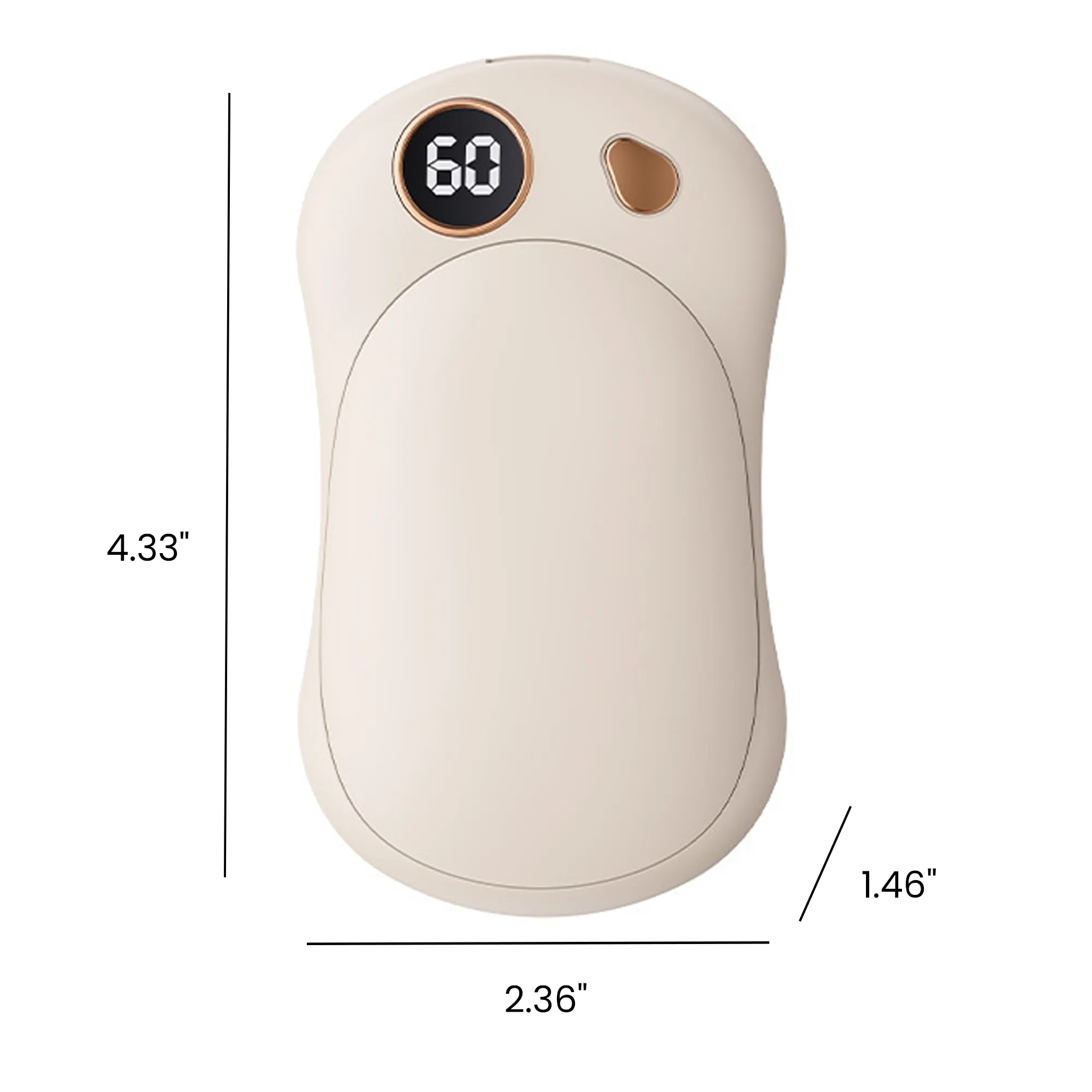 Magnetic Hand Warmer USB Charging Split Type 9