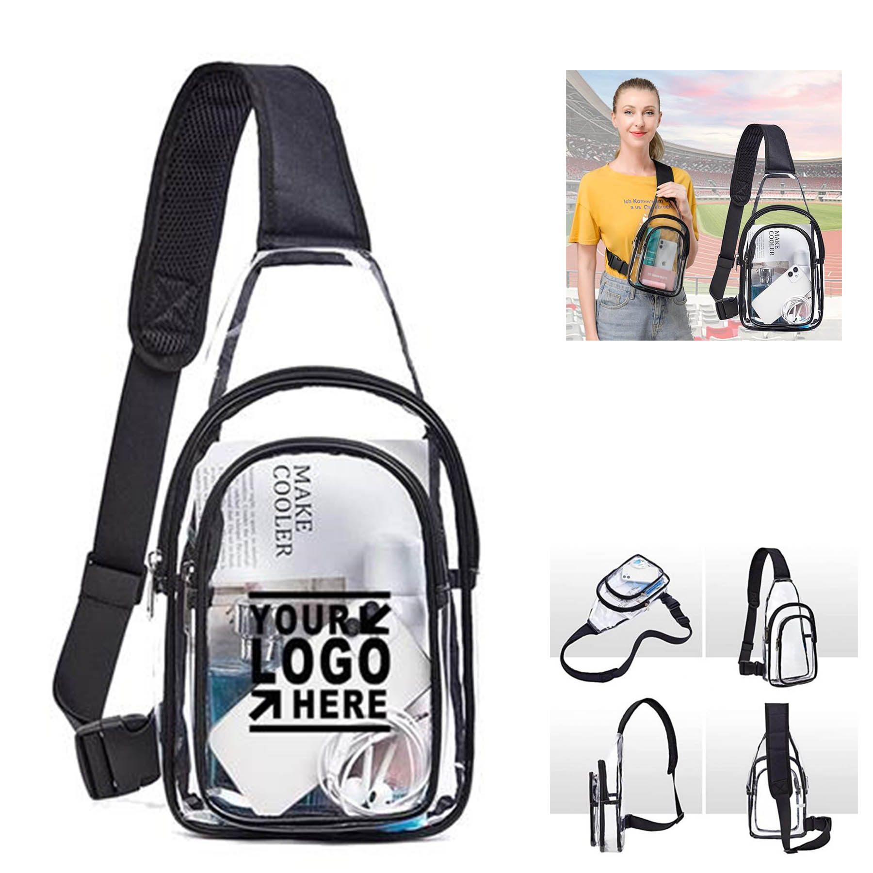 Clear Sling Bag Stadium Approved 2