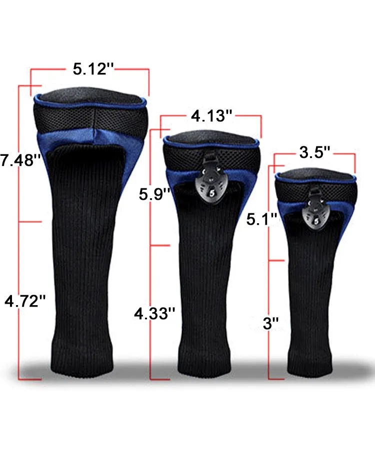 Golf Wood Shaft Protector 3-Piece Set 1