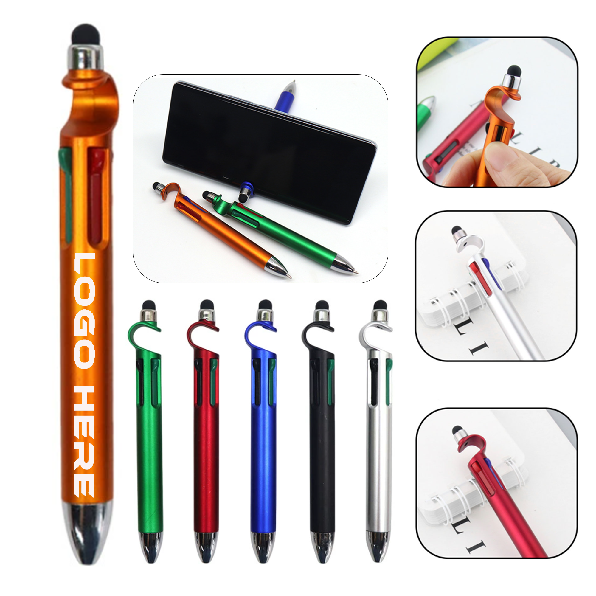 Four-In-One Ballpoint Pen With Four-Color Touchscreen 1