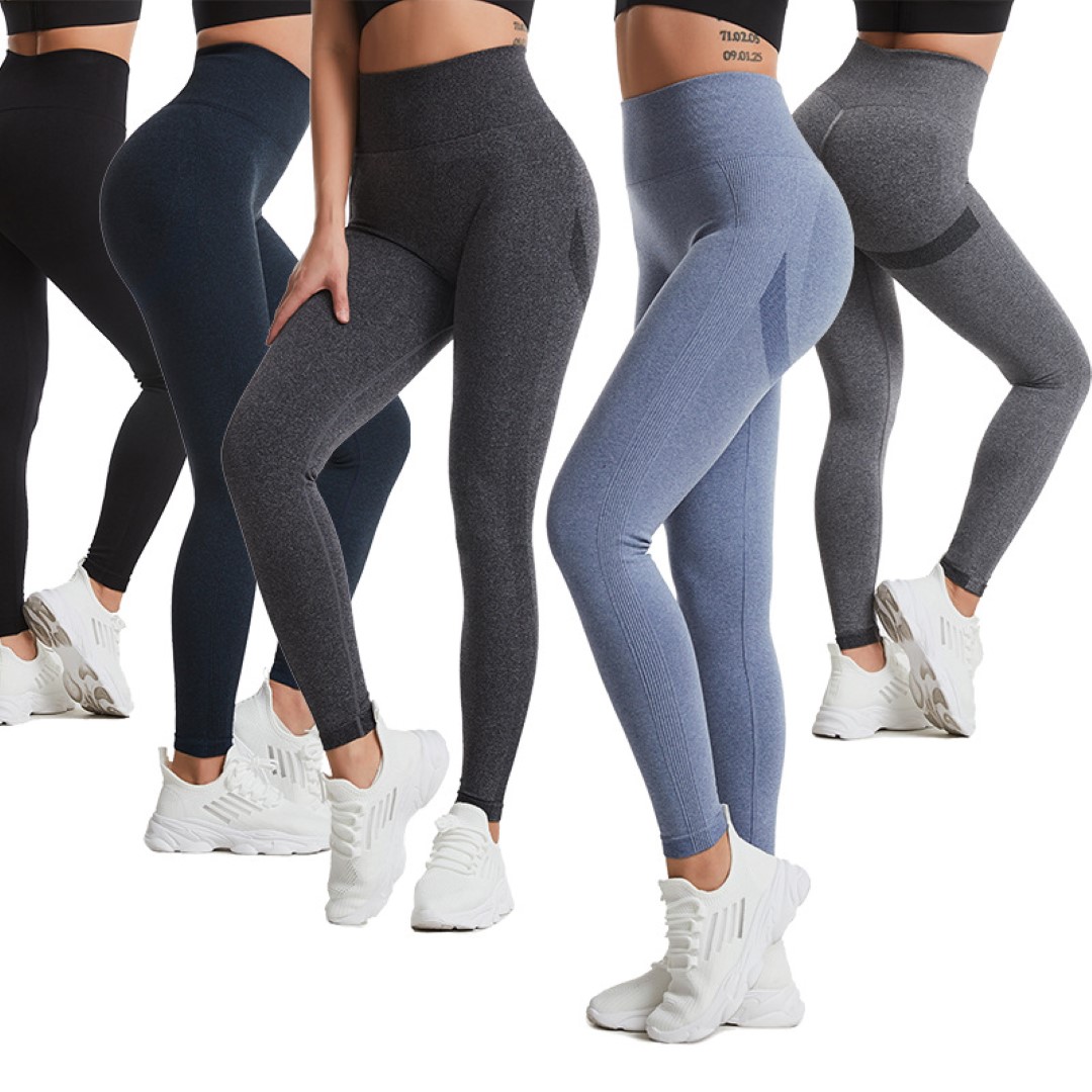 Woman seamless yoga pants 5