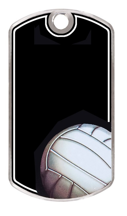 Volleyball Metal Dog Tag 2