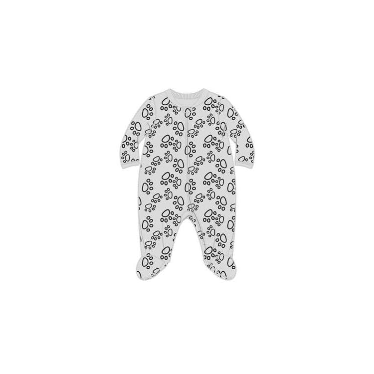 Boys' Embossed Bodysuits Gray 0-9M 2