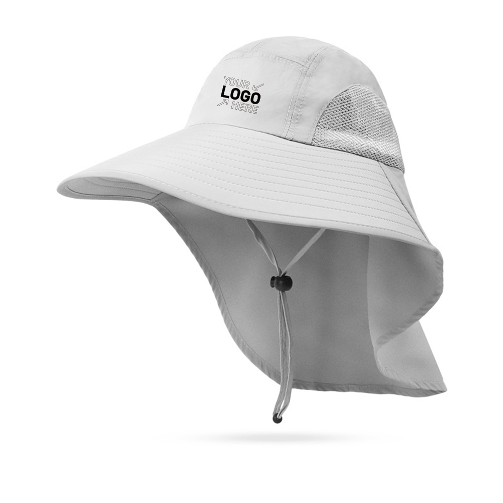 Wide Brim Fishing Sun Hat With Neck Flap 3