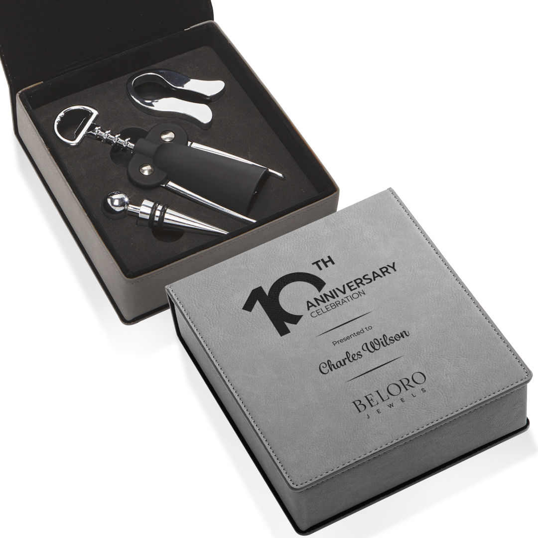 Falkland Wine Accessory Set - 3pc 5