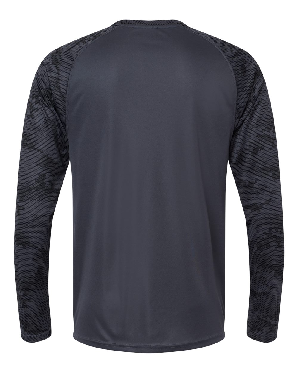 Unisex Cayman Performance Camo Colorblocked Long Sleeve T-Shirt - 216 69
