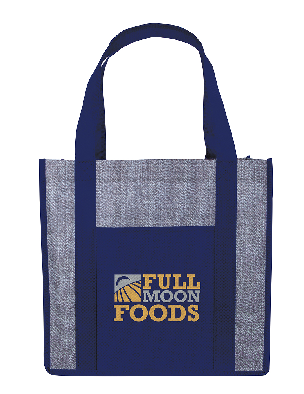Good Value™ Laminated Heathered Non-Woven Grocery Tote