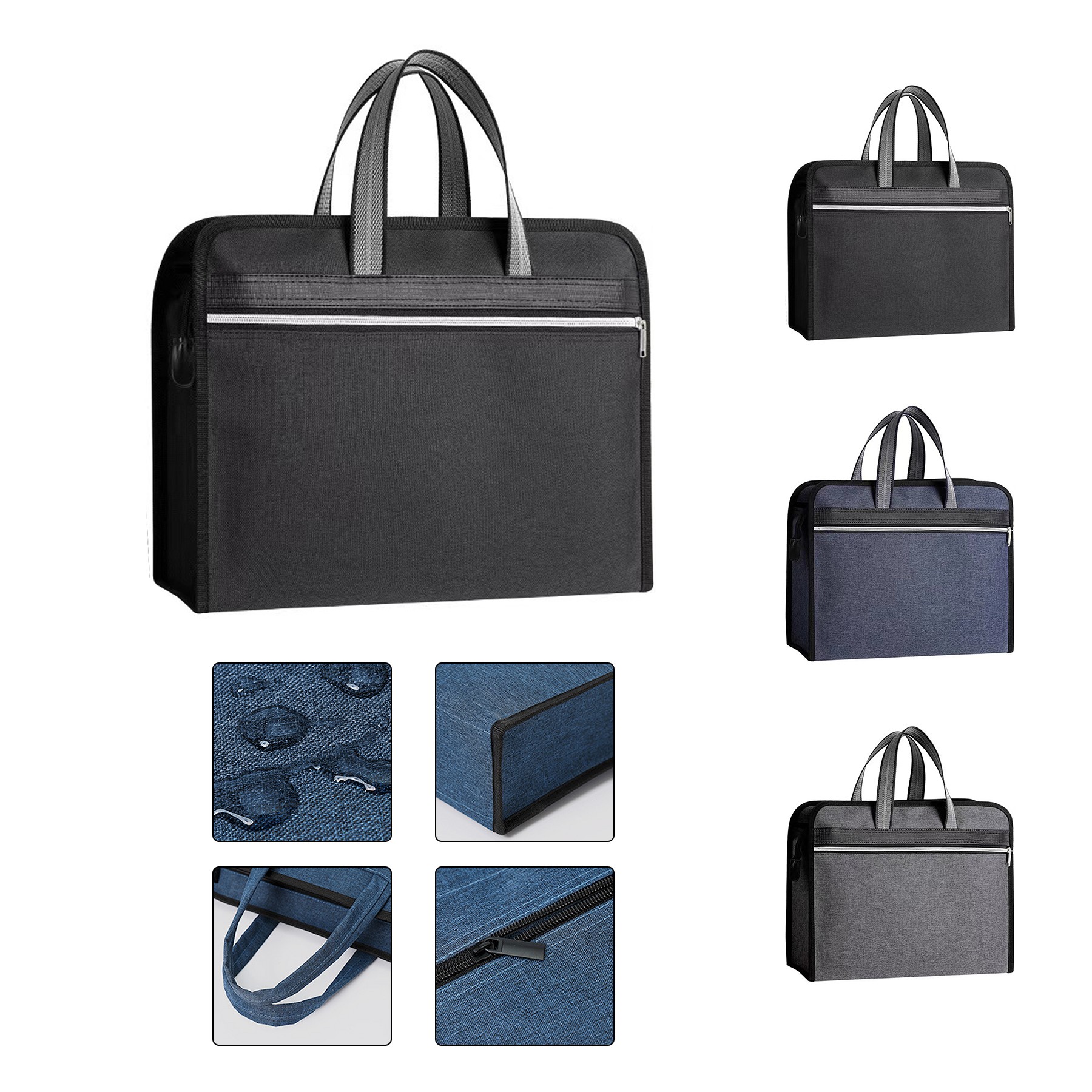 Large Capacity Oxford Cloth Briefcase