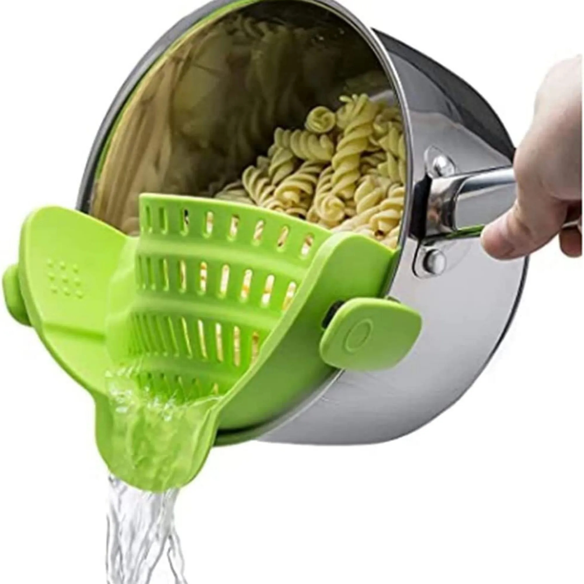 MOQ Kitchen Strain Clip On Strainer for Pots and Pans 3