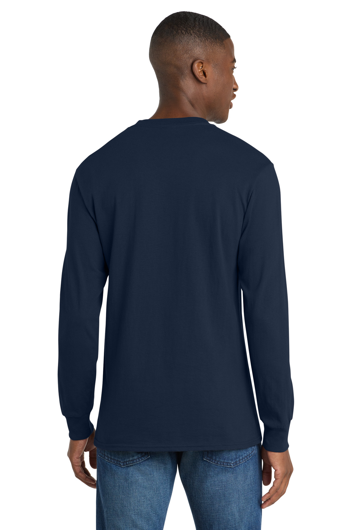 Port & Co Long Sleeve Core Cotton Tee. PC54LS 174