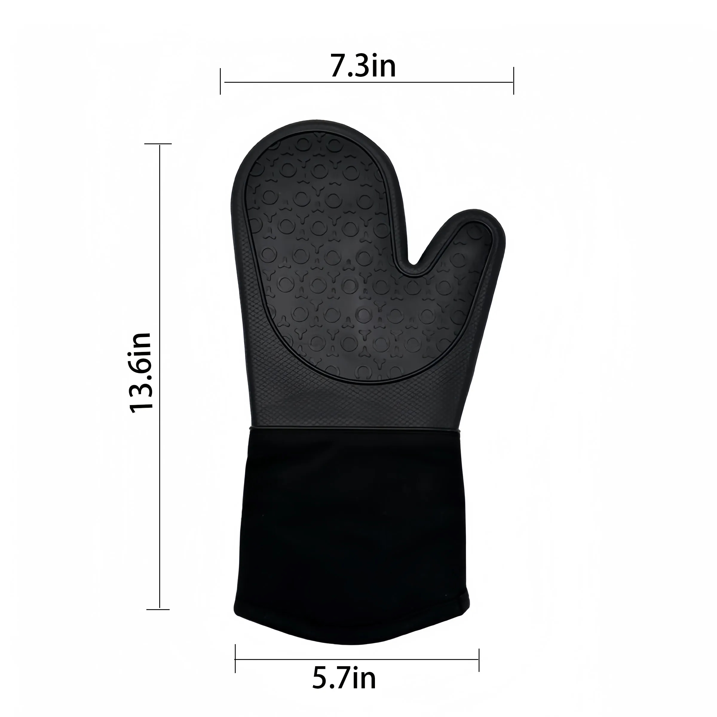 Silicone And Cotton Thick Gloves Magnifying 3