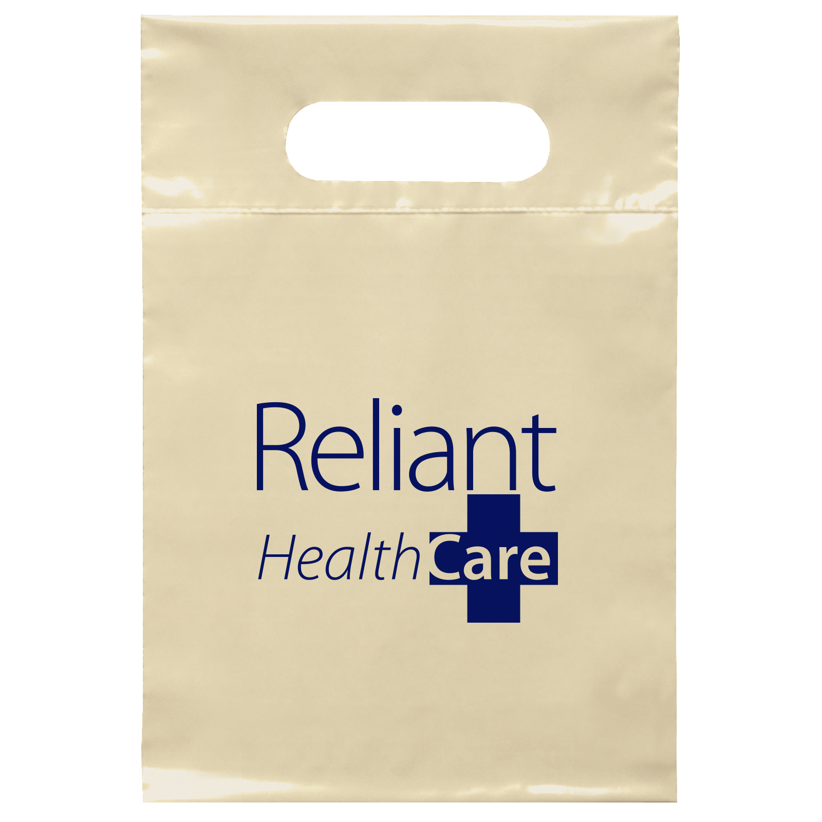 Die Cut Handle Bag - 7W x 10 1/2H - Flexo Ink Print 13