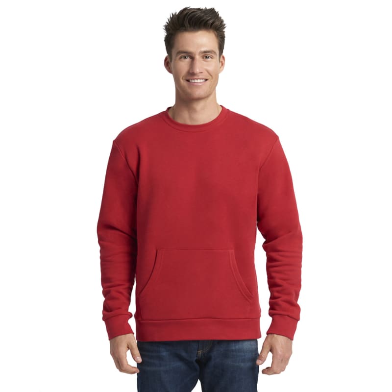 Next Level Apparel Unisex Santa Cruz Pocket Sweatshirt, custom hoodie or sweatshirt with logo imprint 3
