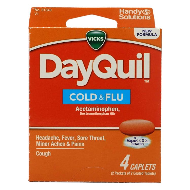 DayQuil Cold and Flu Vapocool Caplets - 4 Pack 1