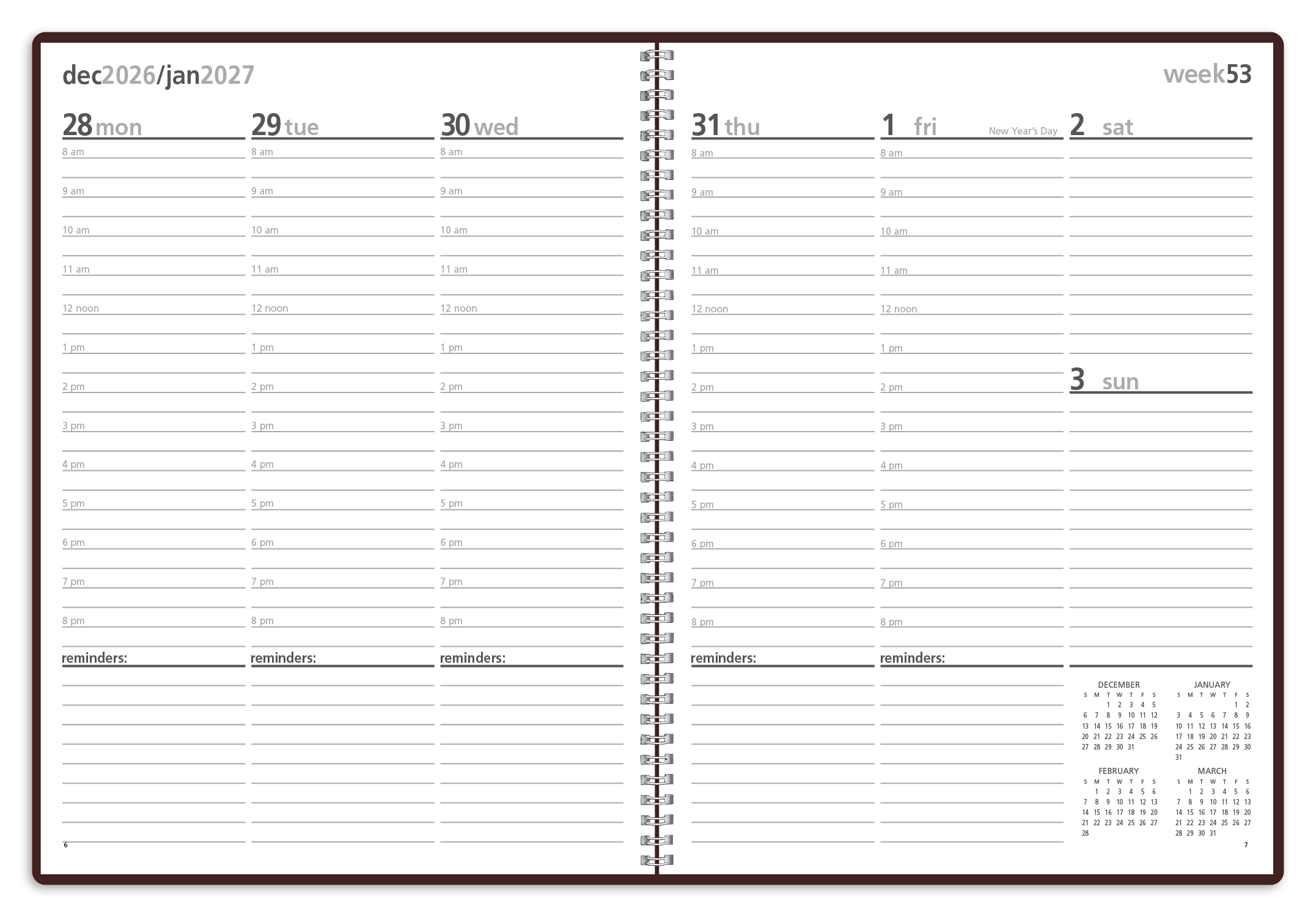 Triumph® Calendars Monthly & Weekly Planner 112