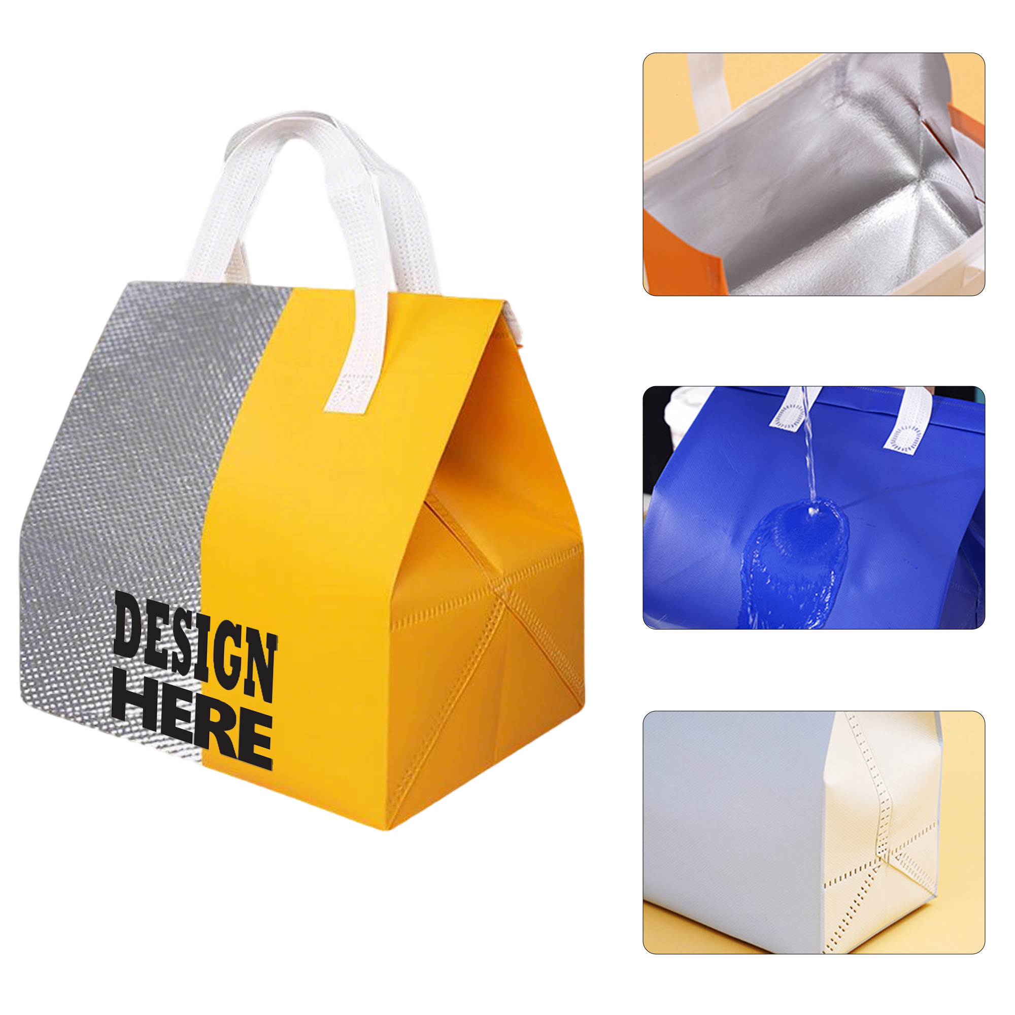 Insulated Lunch Tote - Non-Woven Material 2