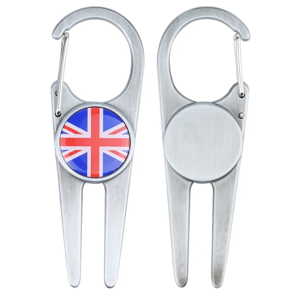 Metal Clip Divot Tool with Ball Marker 7