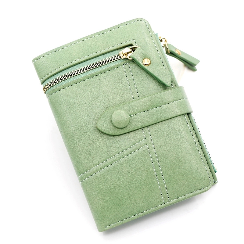 Women's PU Leather Short Zipper Purse 15